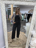 Black: Barrel Overalls
