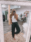 Mineral Wash Side Tie Pants