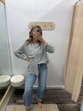 Striped Collared Button Down