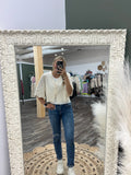 Floral Front Tie Blouse