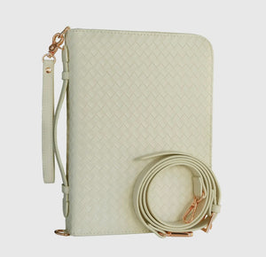 Crossbody Pearl Bible Case
