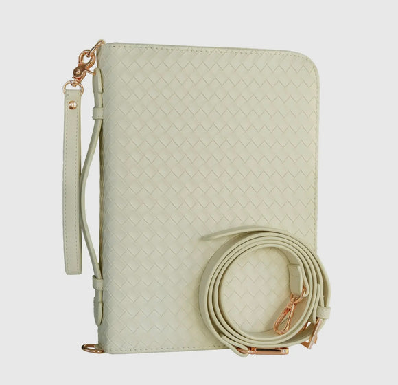 Crossbody Pearl Bible Case