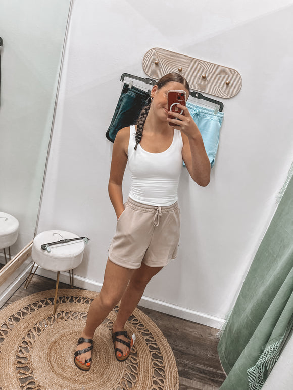 Mocha: Scuba Shorts