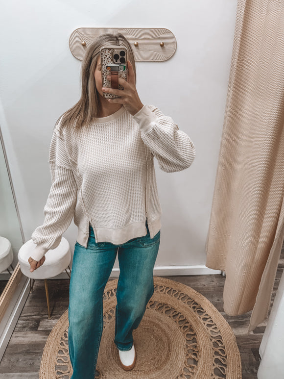 Remi Waffle Top