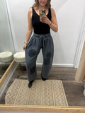 Crochet Patch Barrel Pant