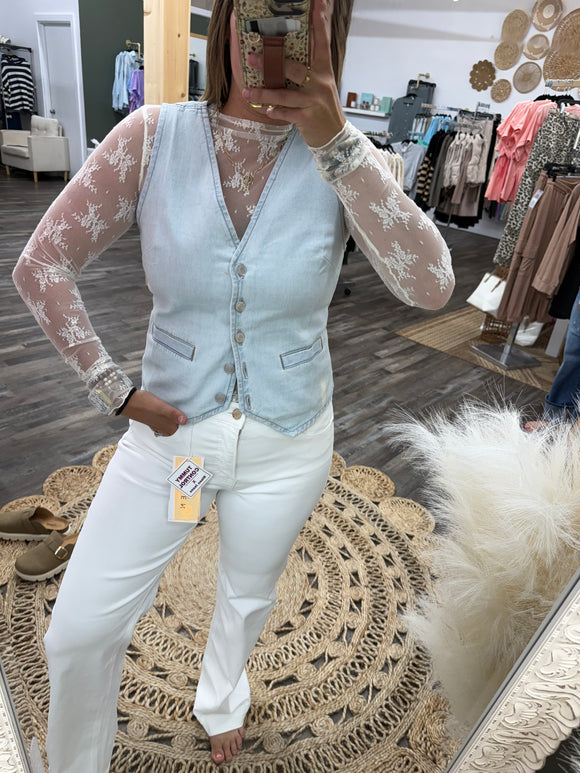 Light Denim Vest