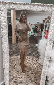 Alana Knit Sweater Dress