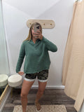 Vintage Henley Pullover