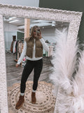 Cropped Puffer Vest