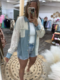 Blue Nora Button Up