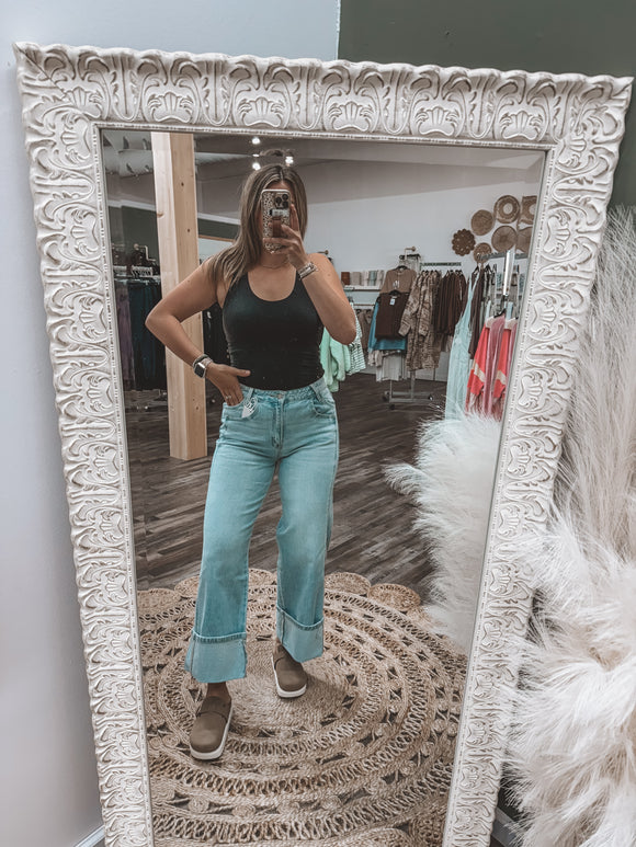 Vervet: High Rise Baggy Jeans
