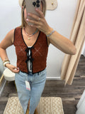 Copper Tie Vest