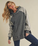 Grey: Deb Washed Hoodie