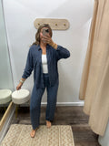 Crinkle Button Down