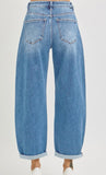 High Rise Mild Barrel Jeans