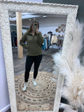 Cozy Quilted Jersey Pullover