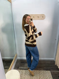 Double Espresso Knit Sweater
