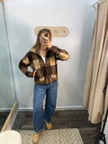 Checkered Brown Jacket