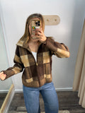 Checkered Brown Jacket
