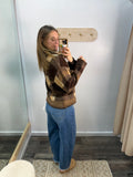 Checkered Brown Jacket