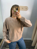 Corded Crew Mineral Washed Brown