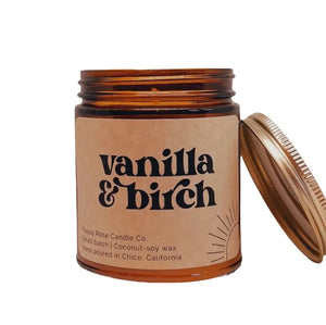 8oz Vanilla + Birch Candle