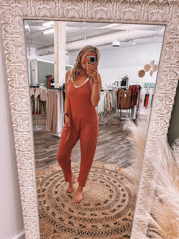 Rust: Relaxed Jumpsuit